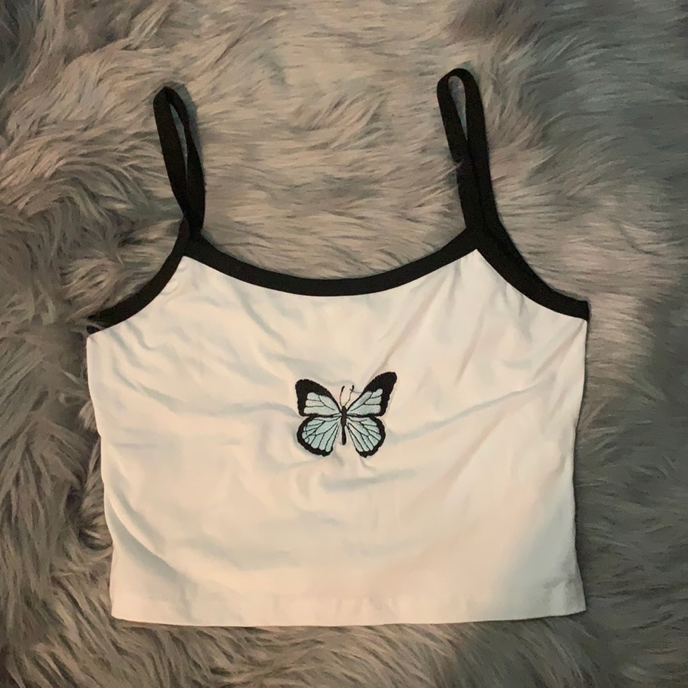 Shein butterfly tank top